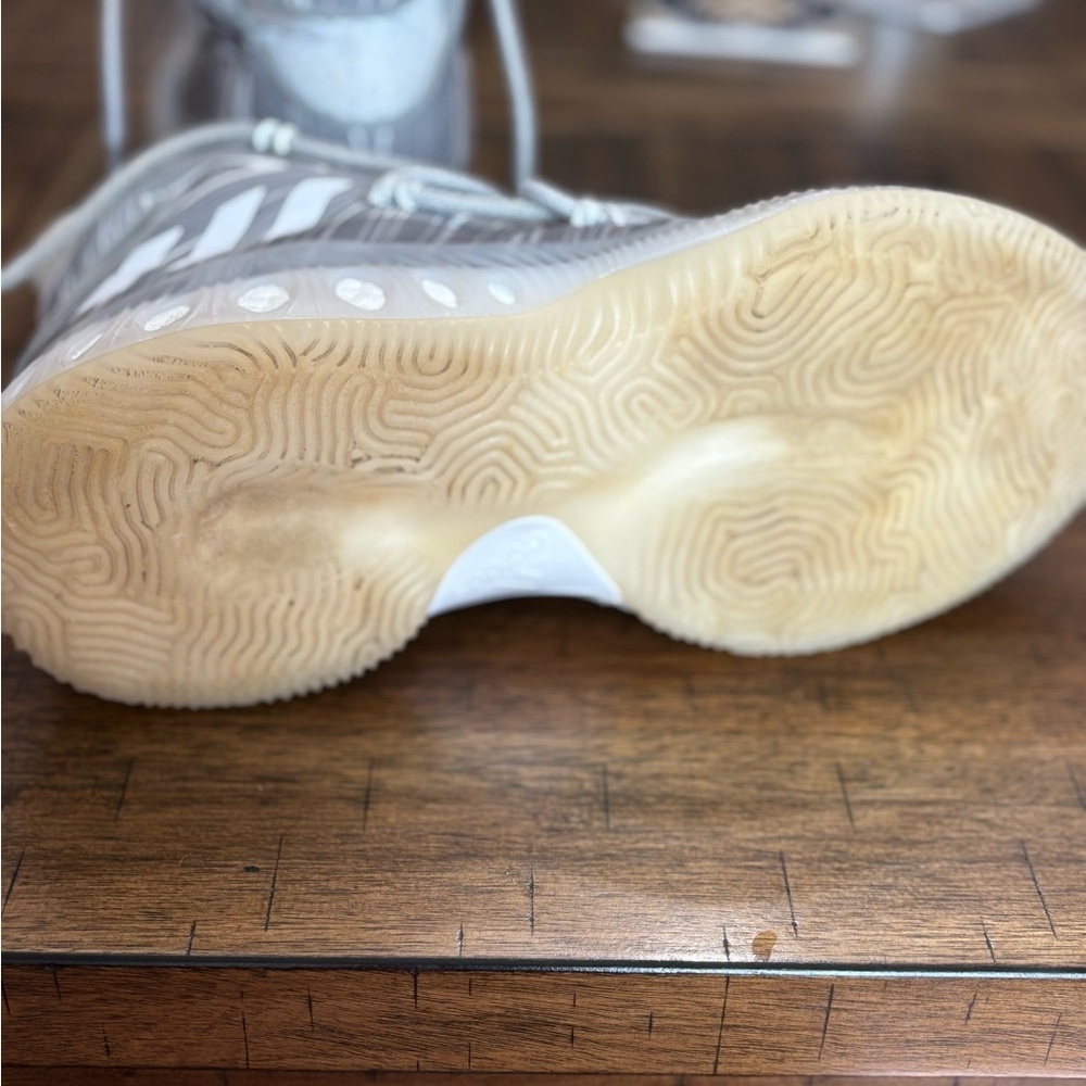 Adidas Men's Gray and White Athletic Shoes - Picture 5 of 5